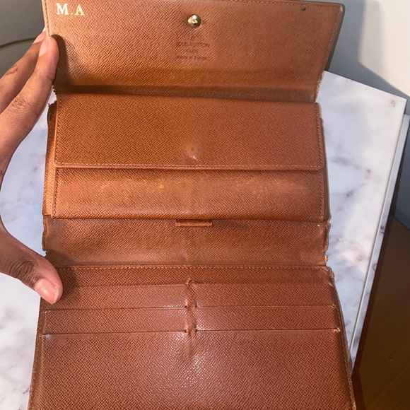 AUTHENTIC Louis Vuitton long trifold wallet - Picture 3 of 5